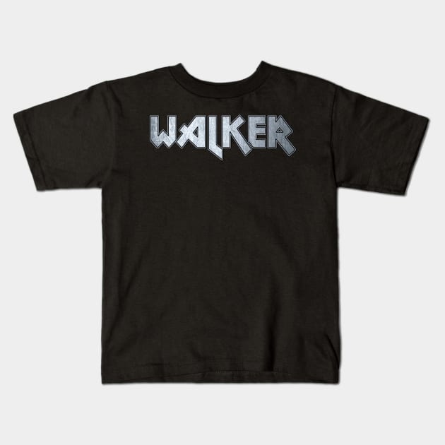 Heavy metal Walker Kids T-Shirt by KubikoBakhar